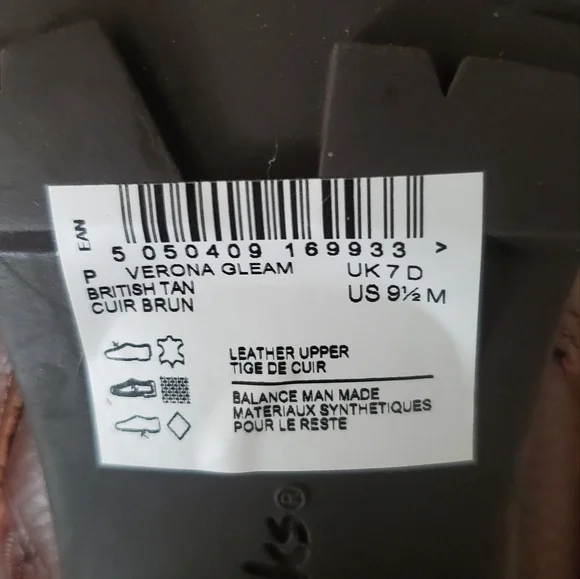 NEW Clarks Verona Gleam Leather Ankle Boots Comfort Collection Size 9.5 - Picture 10 of 10